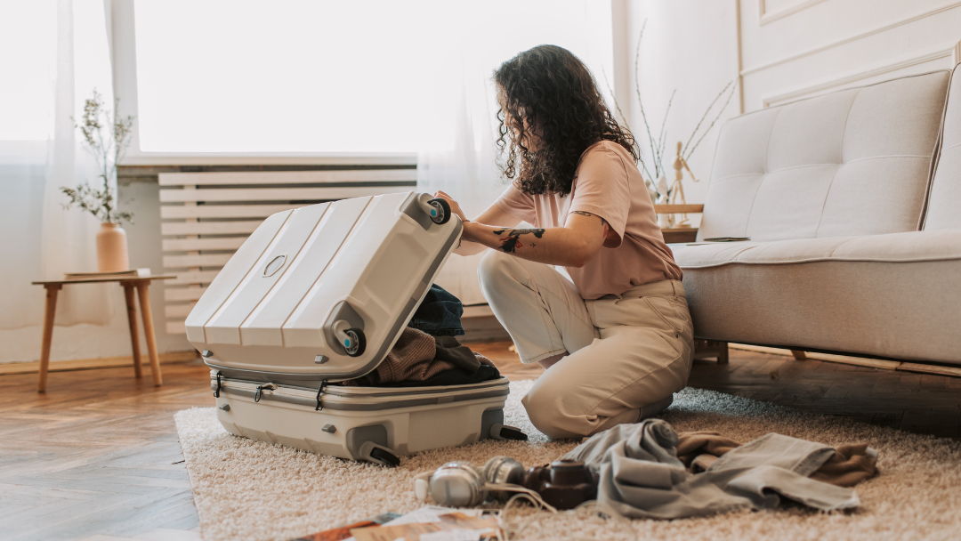 Charter bus travel in summer made comfortable with smart packing essentials like water bottles, pillows, and lightweight layers