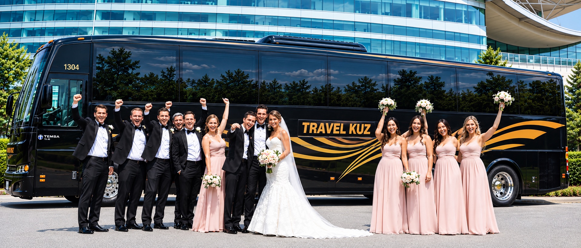Wedding shuttle in Western Massachusetts